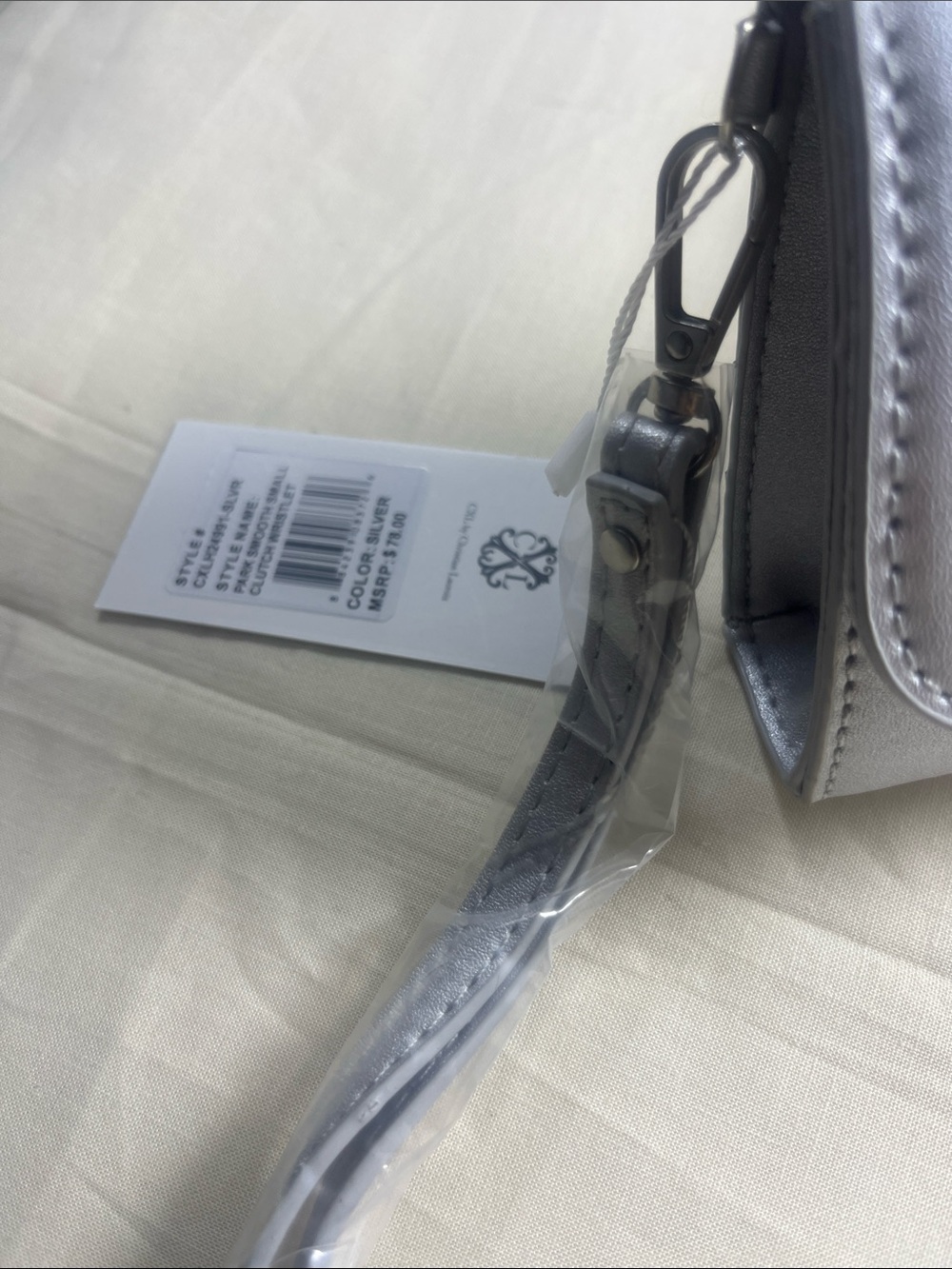 Christian Lacroix Embossed Monogram Women's Wallet - Sleek Wristlet Style - NWT - Picture 2 of 3